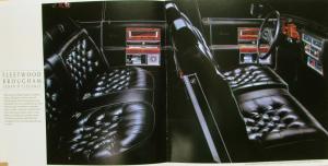 1986 Cadillac Fleetwood Brougham Specifications Features Sales Brochure Oversize