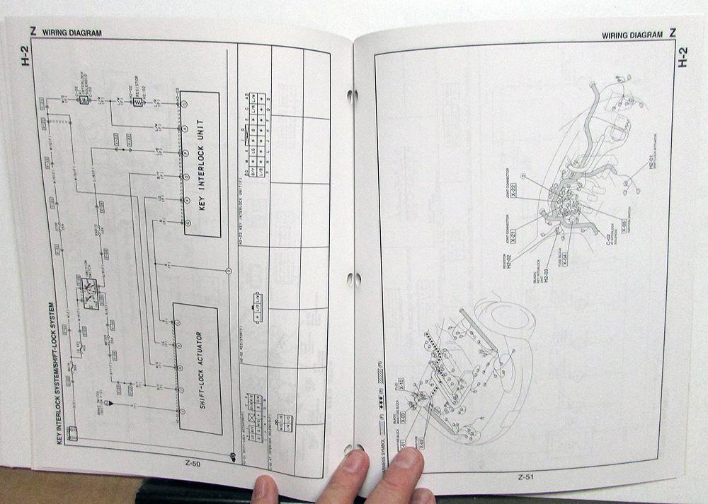 2000 Mazda MX-5 Miata Electrical Wiring Diagram Manual