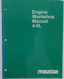 1997 Mazda 4.0L Engine Service Shop Repair Manual