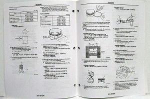 1999 Mazda Protege Engine Service Shop Repair Manual