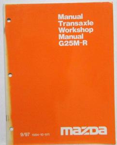 1997 Mazda Manual Transaxle G25M-R Service Shop Repair Manual