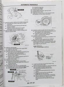 1997 Mazda Automatic Transaxle GF4A-EL Service Shop Repair Manual