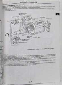 1996 Mazda Automatic Transaxle GF4A-EL Service Shop Repair Manual Supplement