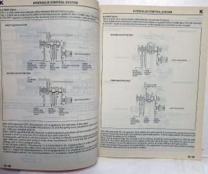 1994 Mazda Automatic Transaxle FA4A-EL Service Shop Repair Manual