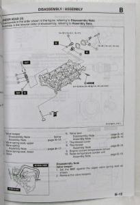 1994 Mazda Engine Service Shop Repair Manual - Z5 -DOHC