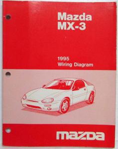 1995 Mazda MX-3 Electrical Wiring Diagram Manual