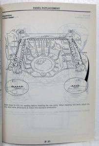 1995 Mazda 323 Protege Bodyshop Service Shop Repair Manual