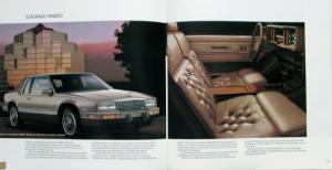 1988 Cadillac Allante Eldorado Brougham Cimarron DeVille Seville Sale Brochur XL