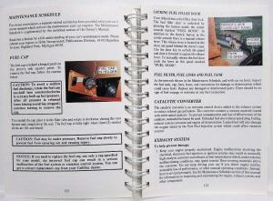 1989 Cadillac Allante Owners Manual