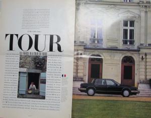 1989 Cadillac STS Seville DeVille Beverly Hills Tour de France Sales Folder Orig