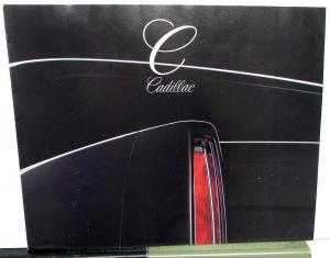 1989 Cadillac C Publication DeVille Allante Look Back 40 Years Ago Sales Folder