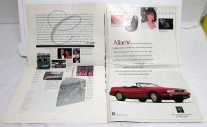1989 Cadillac C Publication DeVille Allante Look Back 40 Years Ago Sales Folder