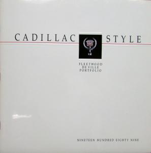 1989 Cadillac Fleetwood DeVille Allante Seville Eldorado Brougham Sales Brochure