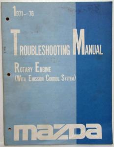 1971-1976 Mazda Troubleshooting Manual - Rotary Engine with Emission Control