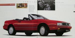 1990 Cadillac Allante Fleetwood Deville Eldorado Seville Sales Brochure Orig XL