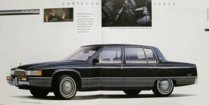 1990 Cadillac Allante Fleetwood Deville Eldorado Seville Sales Brochure Orig XL