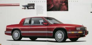 1990 Cadillac Allante Fleetwood Deville Eldorado Seville Sales Brochure Orig XL