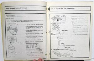 1972-1980 Mazda Engine Tune-Up Guide Service Manual