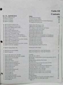 1997 Mazda Service Bulletins Manual