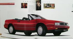 1990 Cadillac Allante Deville Eldorado Seville Brougham Fleetwood Sales Brochure