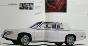 1990 Cadillac Allante Deville Eldorado Seville Brougham Fleetwood Sales Brochure