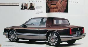 1990 Cadillac Allante Deville Eldorado Seville Brougham Fleetwood Sales Brochure