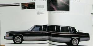 1990 Cadillac Allante Deville Eldorado Seville Brougham Fleetwood Sales Brochure