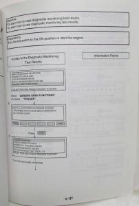 1995 1996 1997 Mazda OBD-II Service Highlights Manual