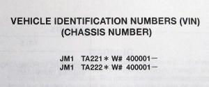 1998 Mazda Millenia Electrical Wiring Diagram