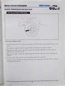 1998 Mazda New Model Guide Featuring B-Series Truck and 626