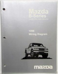 1998 Mazda B-Series Truck Electrical Wiring Diagram - Includes 4 Dr Model Info