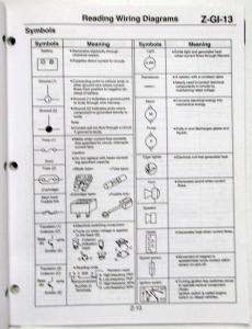 1998 Mazda B-Series Truck Electrical Wiring Diagram - Includes 4 Dr Model Info