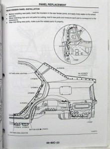 1998 Mazda Protege Bodyshop Service Shop Repair Manual