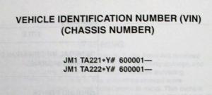 2000 Mazda Millenia Electrical Wiring Diagram