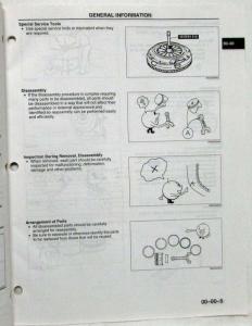 2001 Mazda AJ Engine Service Shop Repair Manual