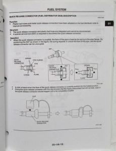 2001 Mazda Tribute Service Highlights Shop Manual