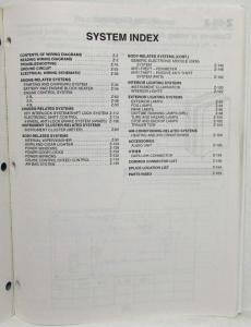 2002 Mazda B-Series Truck Electrical Wiring Diagram