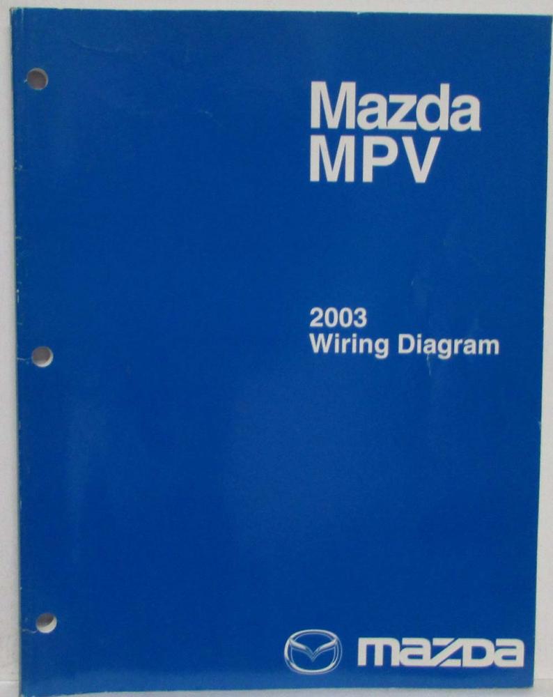 2003 Mazda Mpv Electrical Wiring Diagram