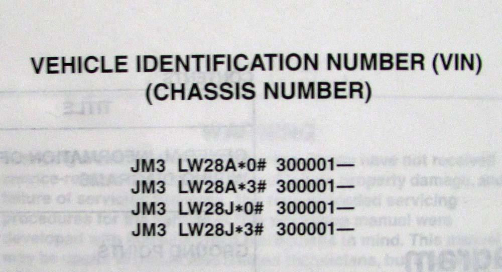 2003 Mazda Mpv Electrical Wiring Diagram