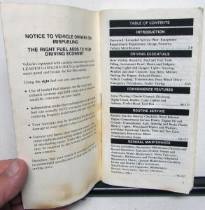 1981 Ford Bronco Owners Manual Care & Operation Instruction Guide Book