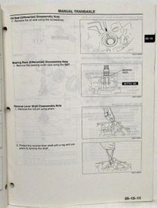 2003 Mazda Manual Transaxle G35M-R Service Shop Repair Manual