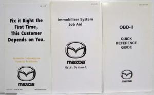 1999 Mazda Technician Job Aids Fix-It-Right The-First-Time Padded Folder