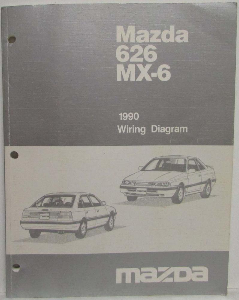 1990 Mazda 626 MX6 Electrical Wiring Diagram
