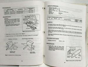 1991 Mazda Service Bulletin Manual