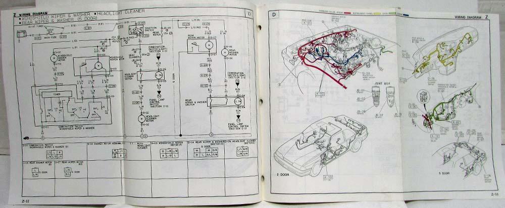 1991 Mazda 626 MX-6 Electrical Wiring Diagram