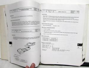 1992 Mazda Service Bulletin Manual