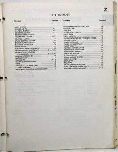 1992 Mazda 323 Protege Electrical Wiring Diagram