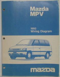 1992 Mazda MPV Electrical Wiring Diagram
