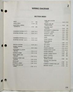 1992 Mazda Navajo SUV Electrical Wiring Diagram