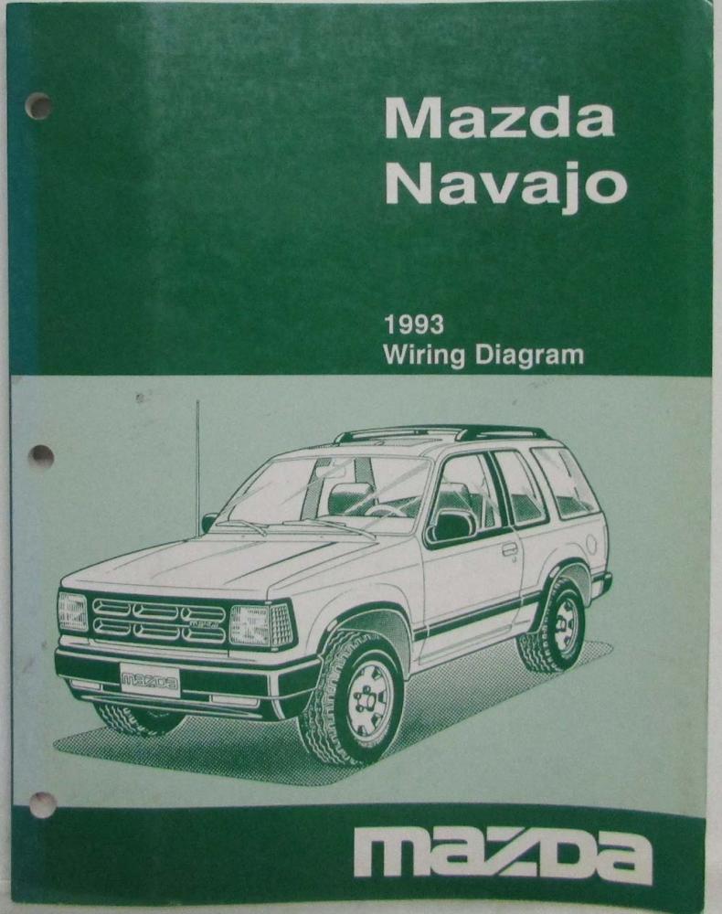 1993 Mazda Navajo SUV Electrical Wiring Diagram